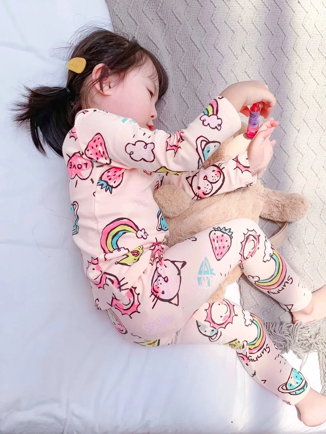Cotton Thermal Underwear Set for Kids