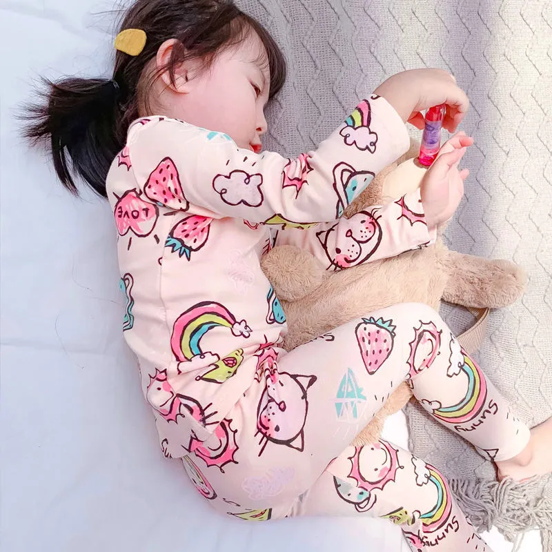 Cotton Thermal Underwear Set for Kids