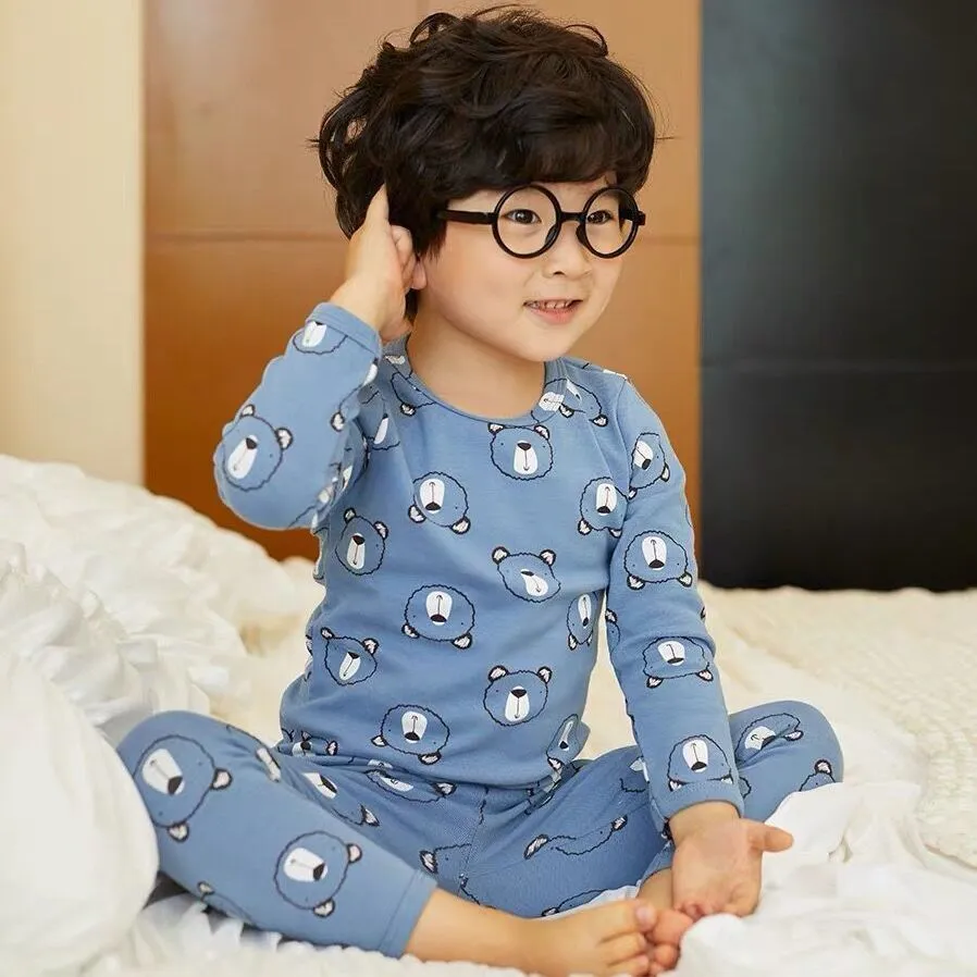 Cotton Thermal Underwear Set for Kids