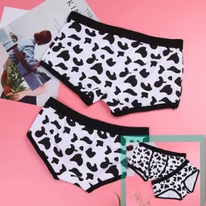Couple underwear men Cartoon boxer shorts sexy man Breathable underpants for couples panties Women funny cotton boxers Lovers