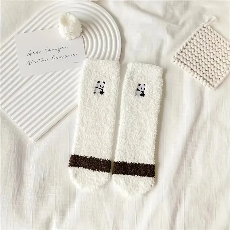 Cozy Panda Woolen Socks
