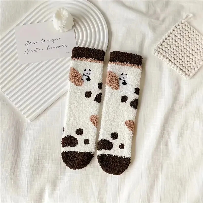 Cozy Panda Woolen Socks