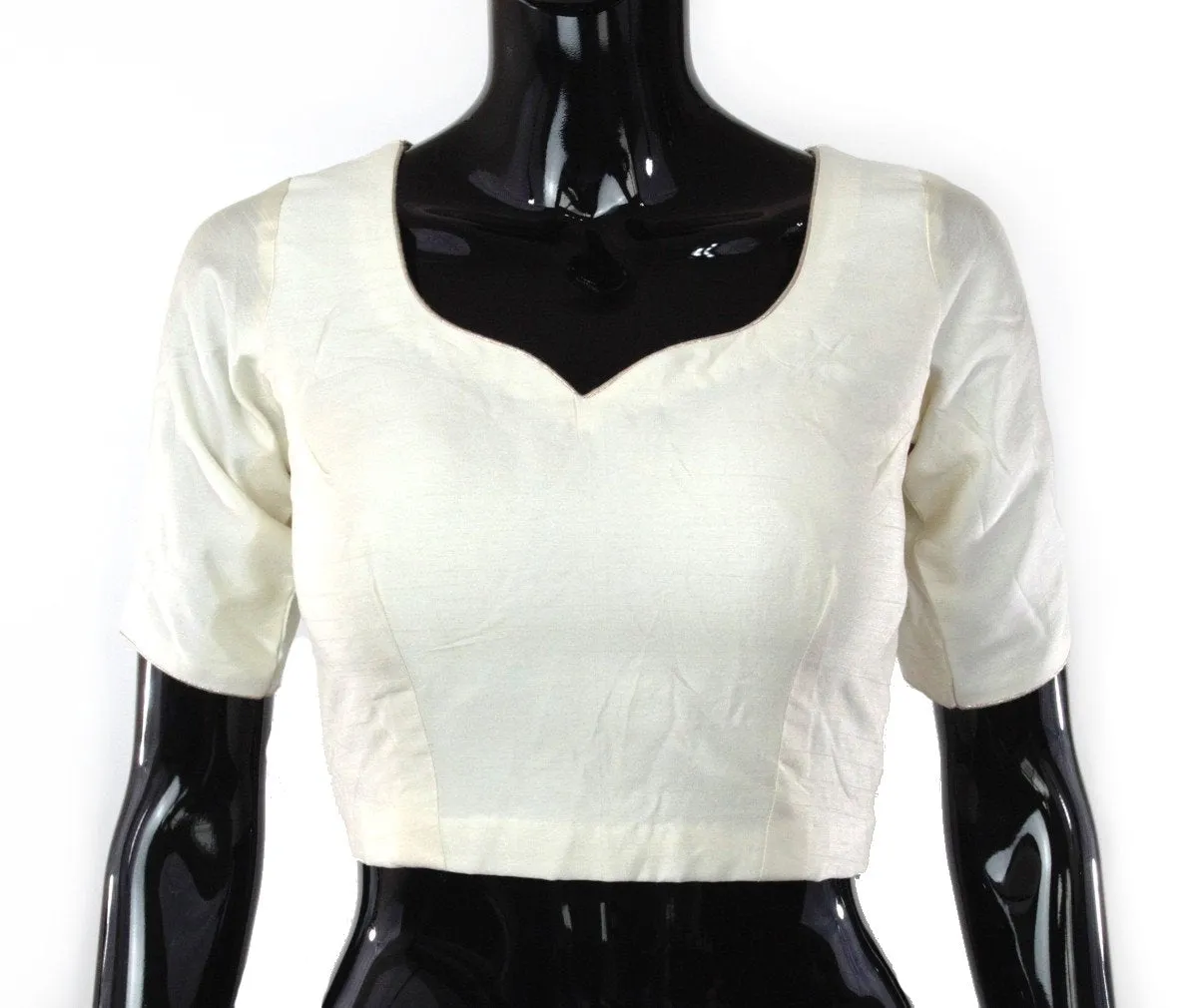 Cream Color Silk Blouse