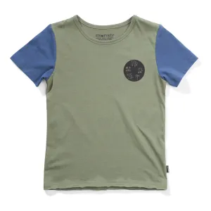 Creepy Tee - Olivine/Dk Denim