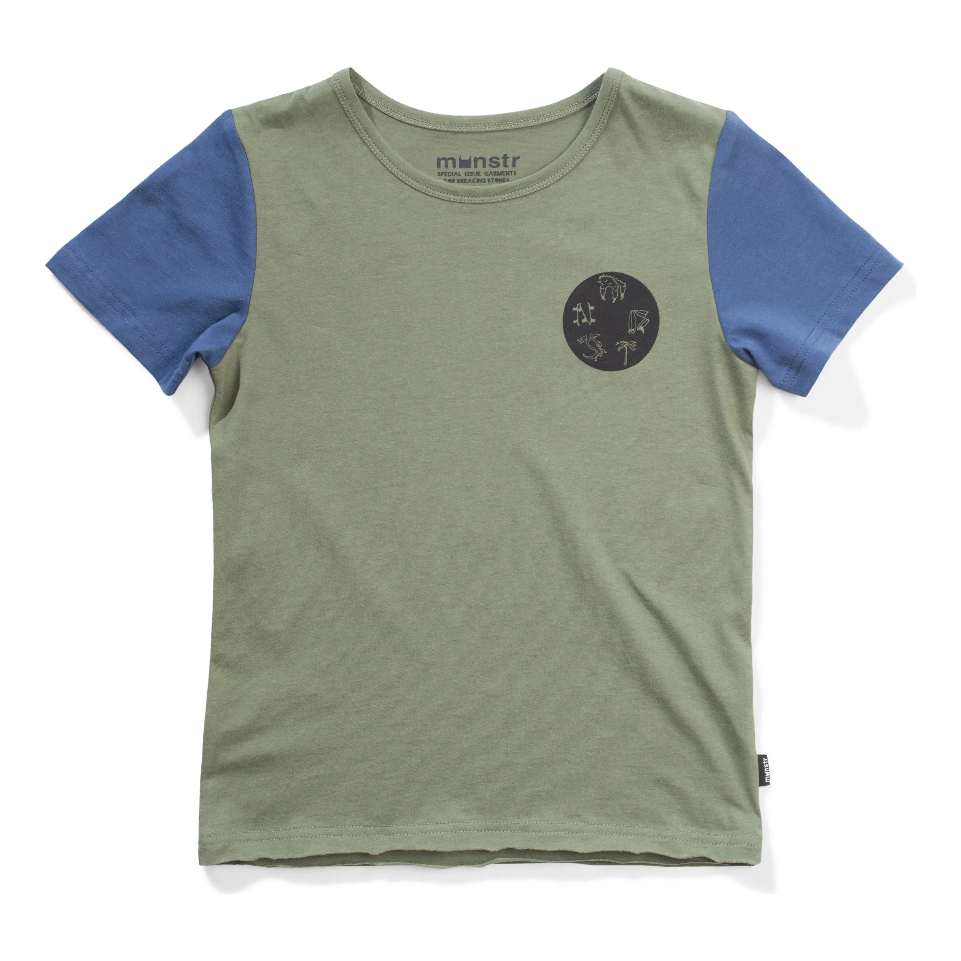 Creepy Tee - Olivine/Dk Denim