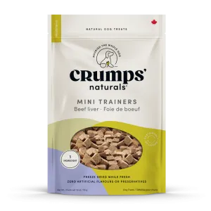 Crumps Mini Trainers Freeze Dried Beef Liver Dog Treats
