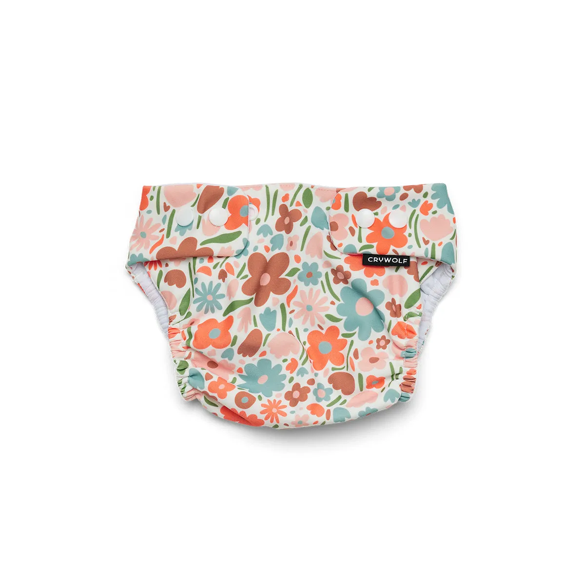 CRYWOLF REUSABLE SWIM NAPPY - FLOWER MARKET