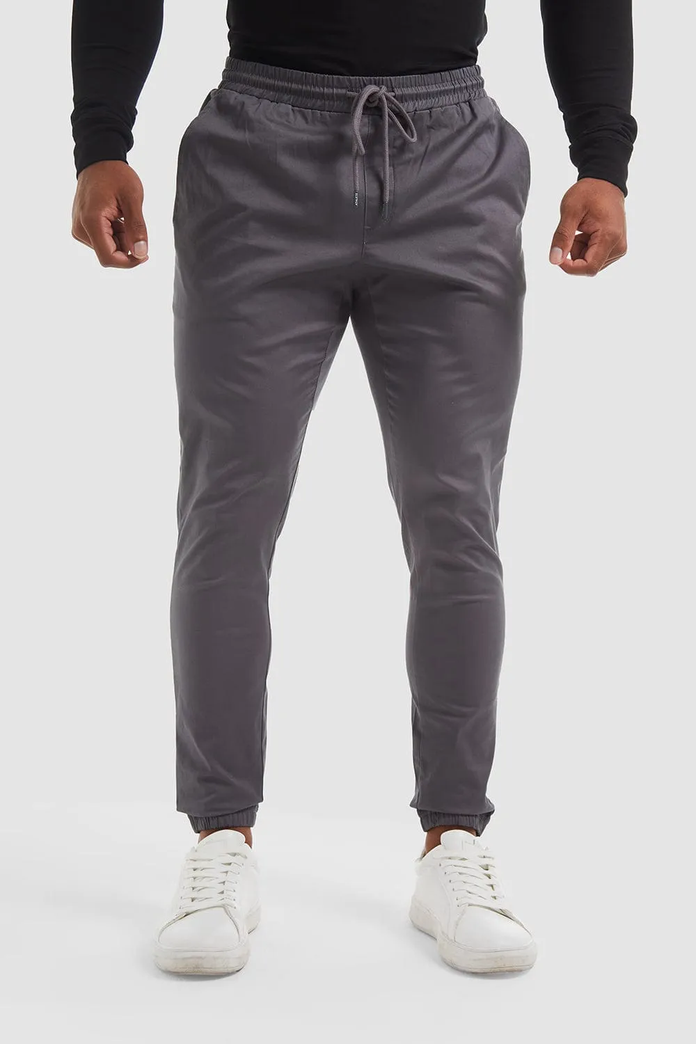 Cuffed Trousers in Graphite