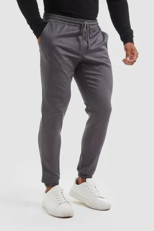 Cuffed Trousers in Graphite