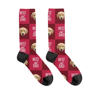 Custom Photo Best Pet Mom / Dad Socks