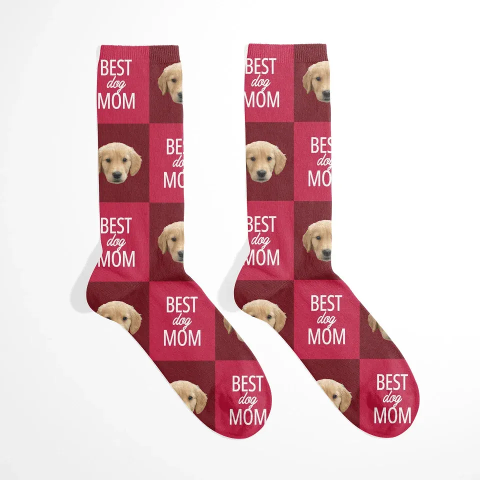 Custom Photo Best Pet Mom / Dad Socks