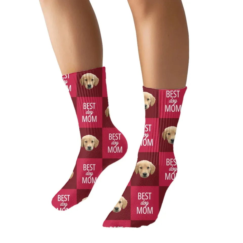 Custom Photo Best Pet Mom / Dad Socks