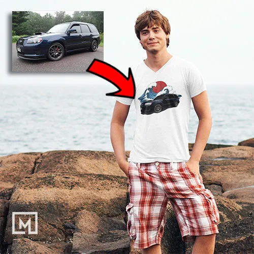 Custom Print for Unisex | V-Neck T-shirt