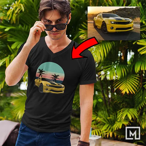 Custom Print for Unisex | V-Neck T-shirt