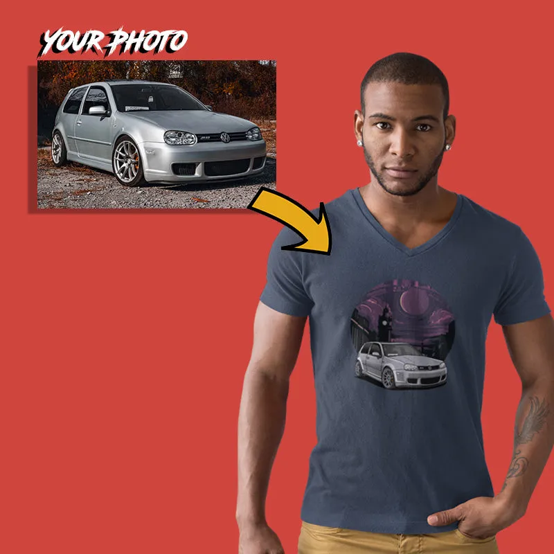 Custom Print for Unisex | V-Neck T-shirt