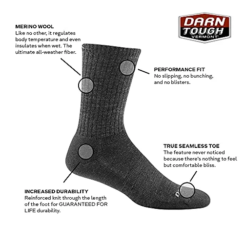 Darn Tough (1657) Standard Light Cushion Crew Men's Socks