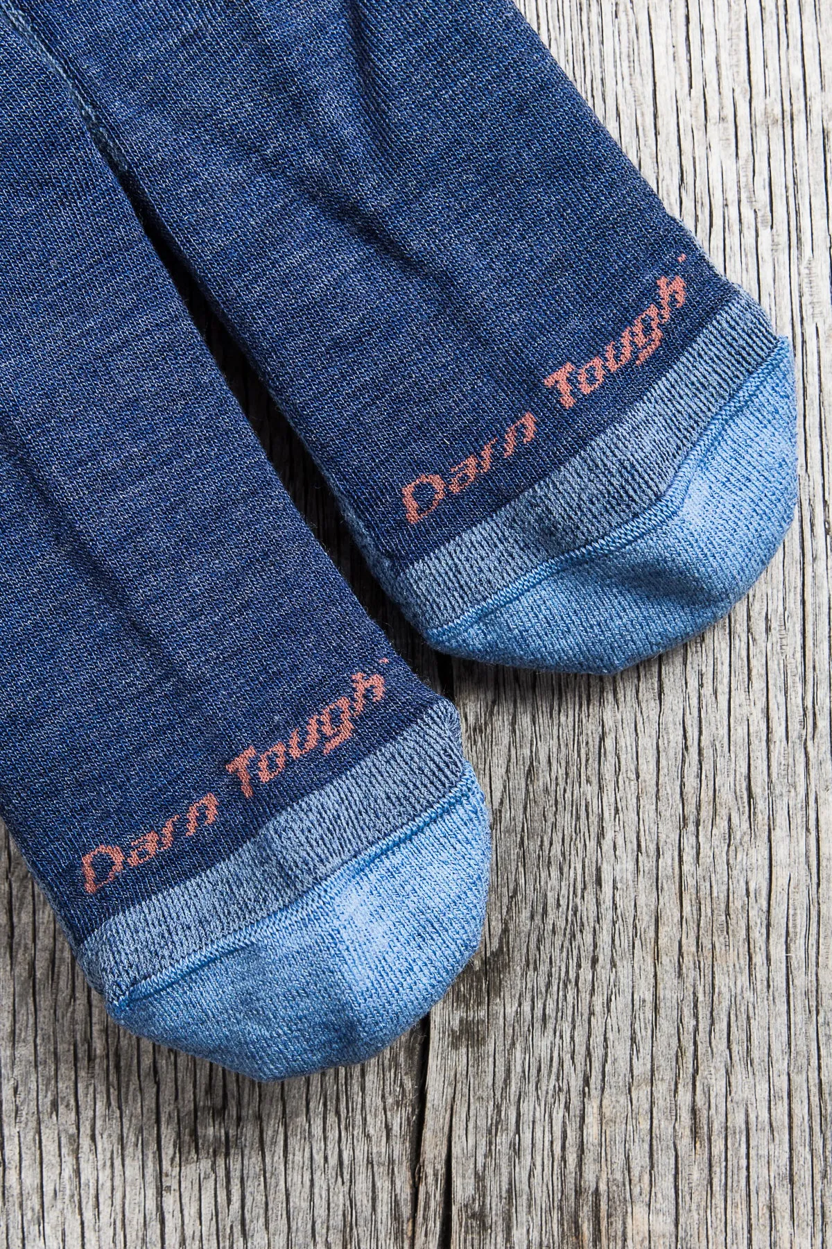 Darn Tough 1903 Denim Womens Wool Socks Hiker Micro Crew Sock Cushion