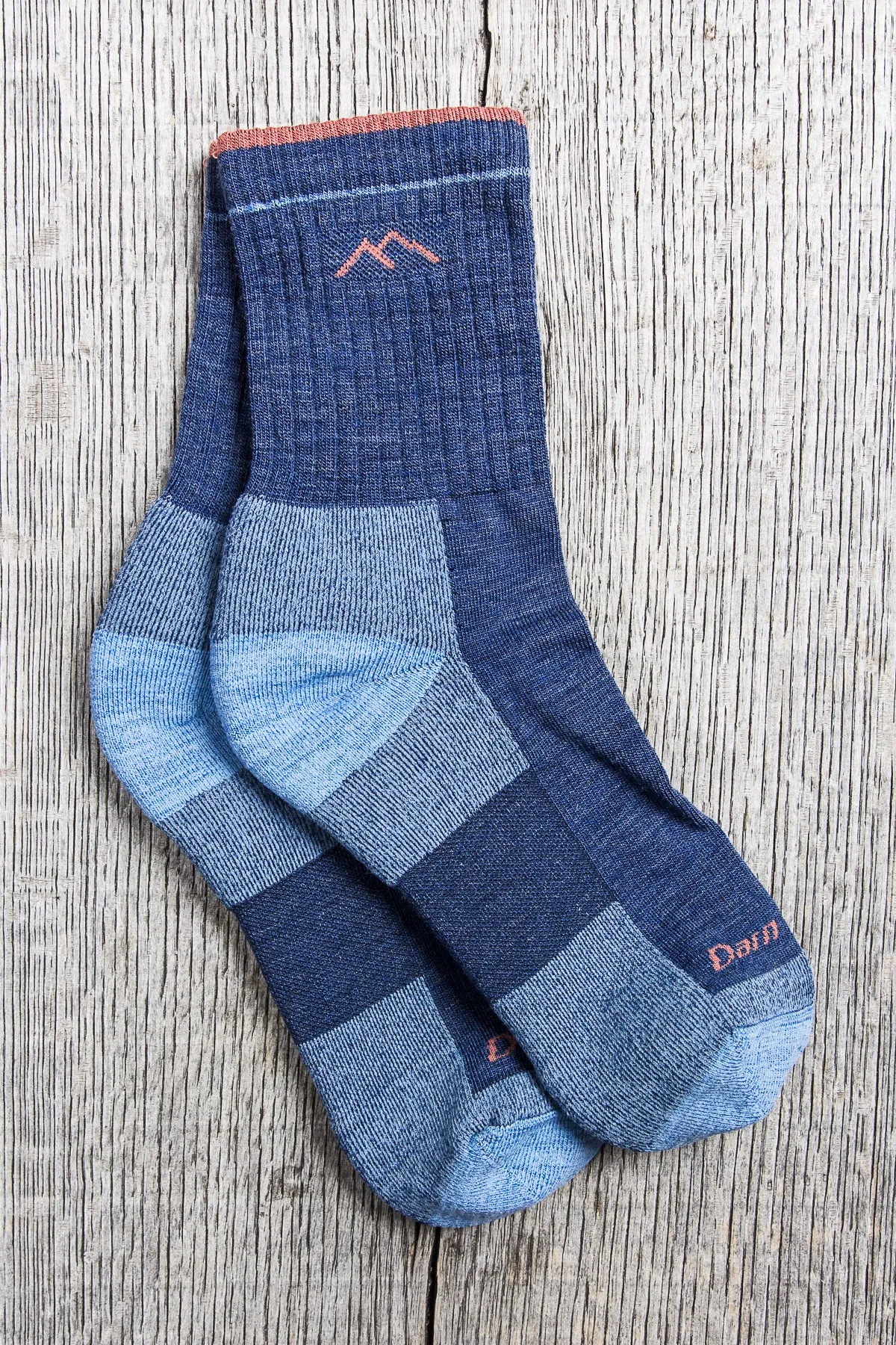 Darn Tough 1903 Denim Womens Wool Socks Hiker Micro Crew Sock Cushion