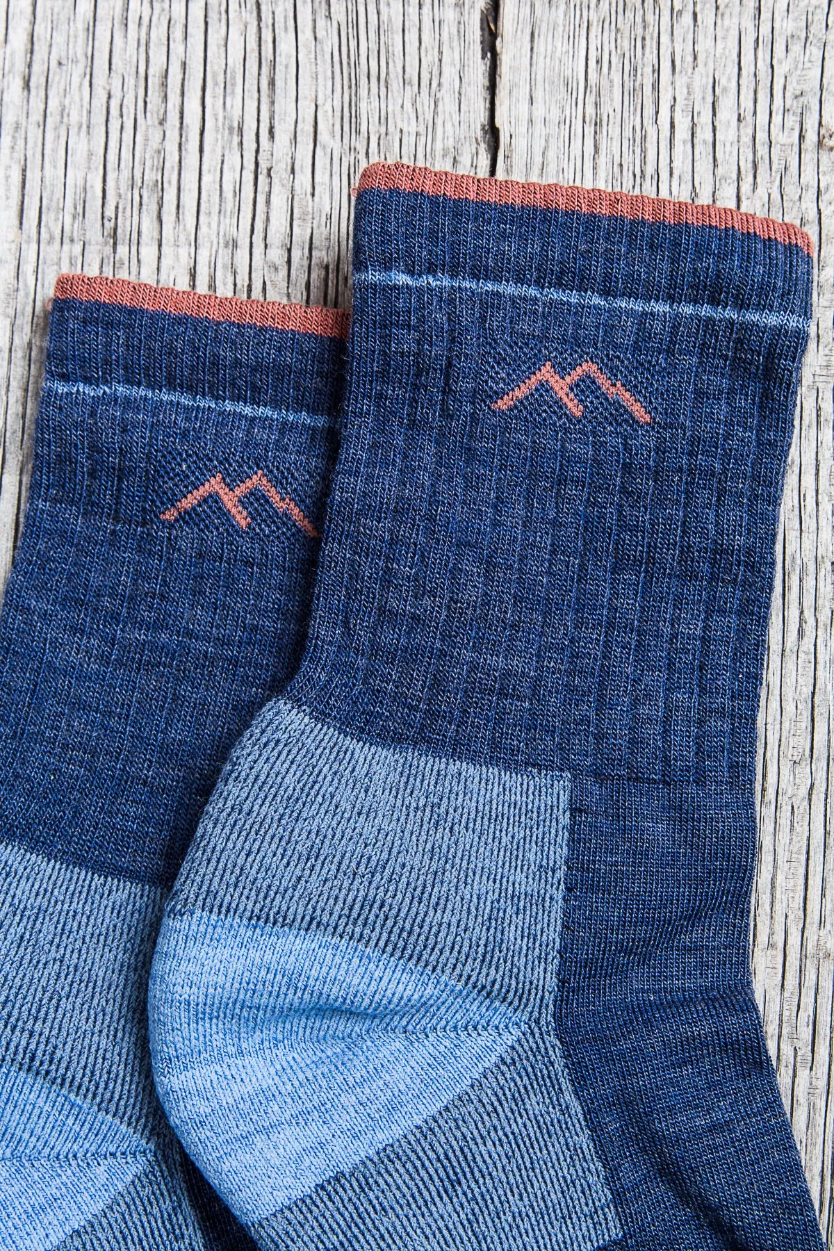 Darn Tough 1903 Denim Womens Wool Socks Hiker Micro Crew Sock Cushion