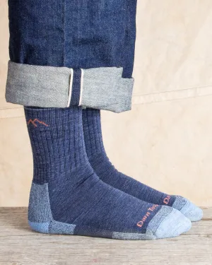 Darn Tough 1903 Denim Womens Wool Socks Hiker Micro Crew Sock Cushion