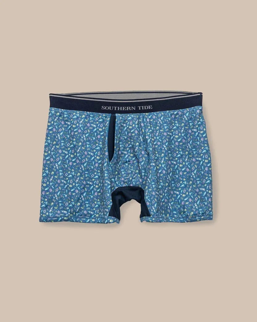 Dazed and Transfused Boxer Brief (Coronet Blue)