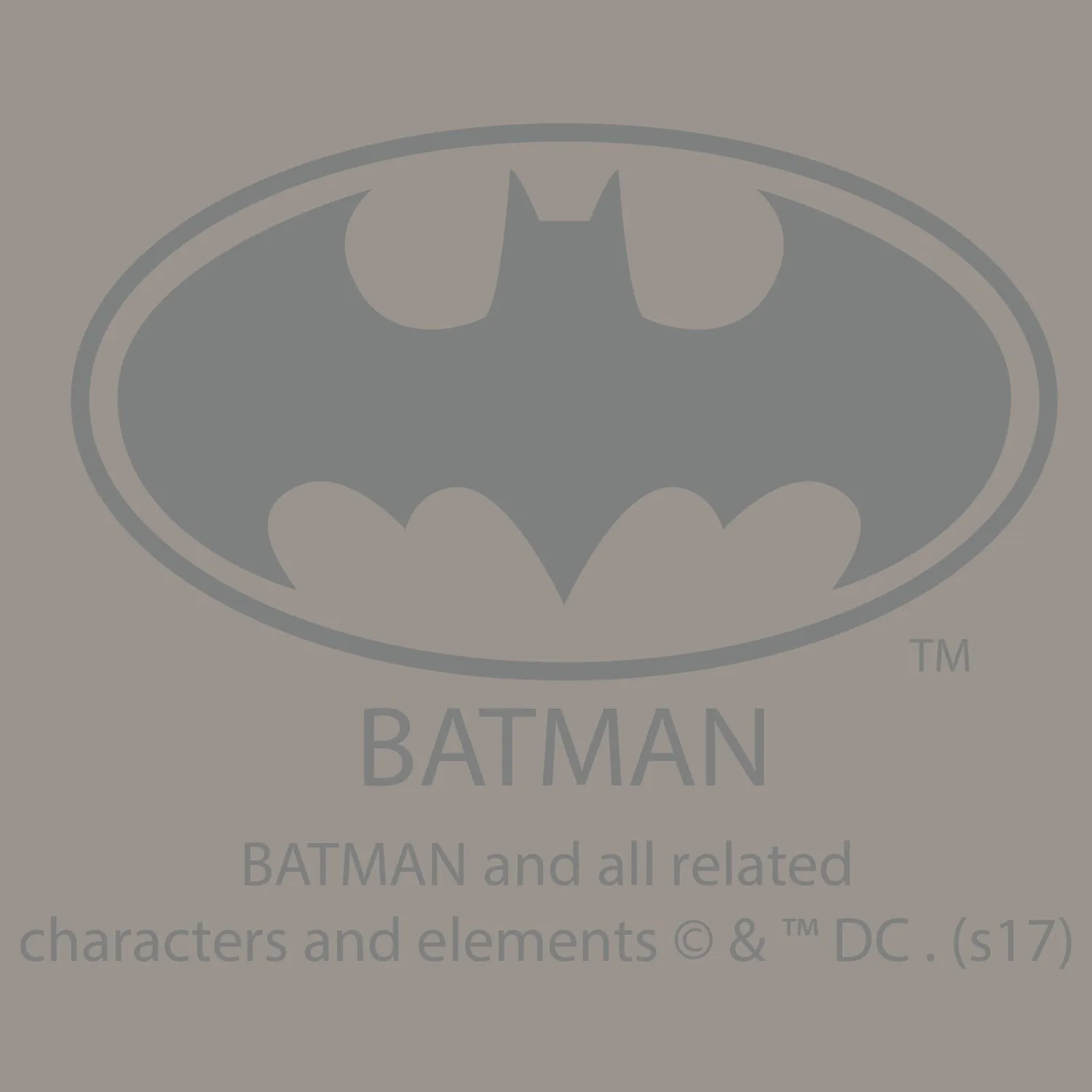 DC Batman Dark Knight Joker Stencil Official Men's T-shirt (Heather Grey)