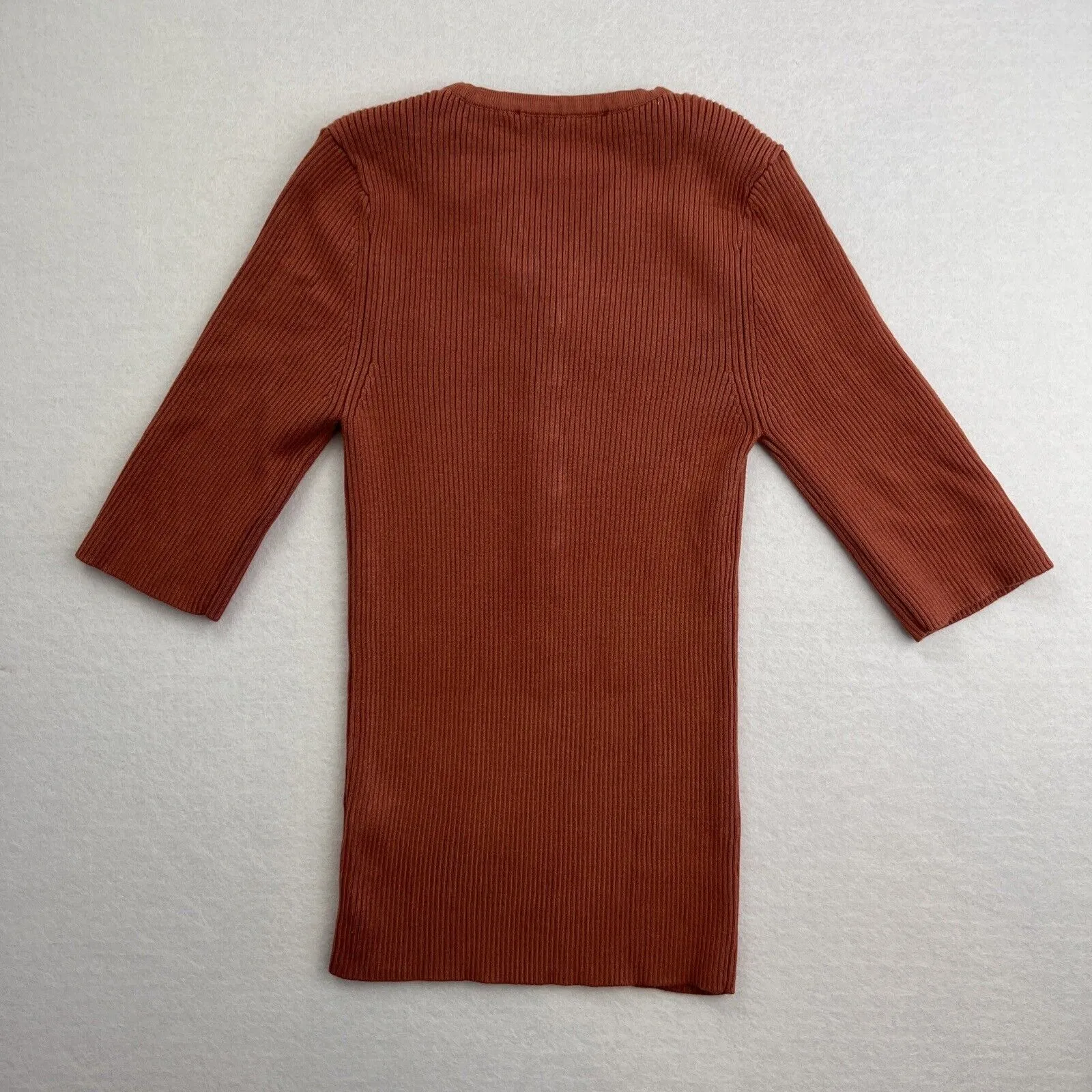 Decjuba Sadie Henley Short Sleeve Top Size Small