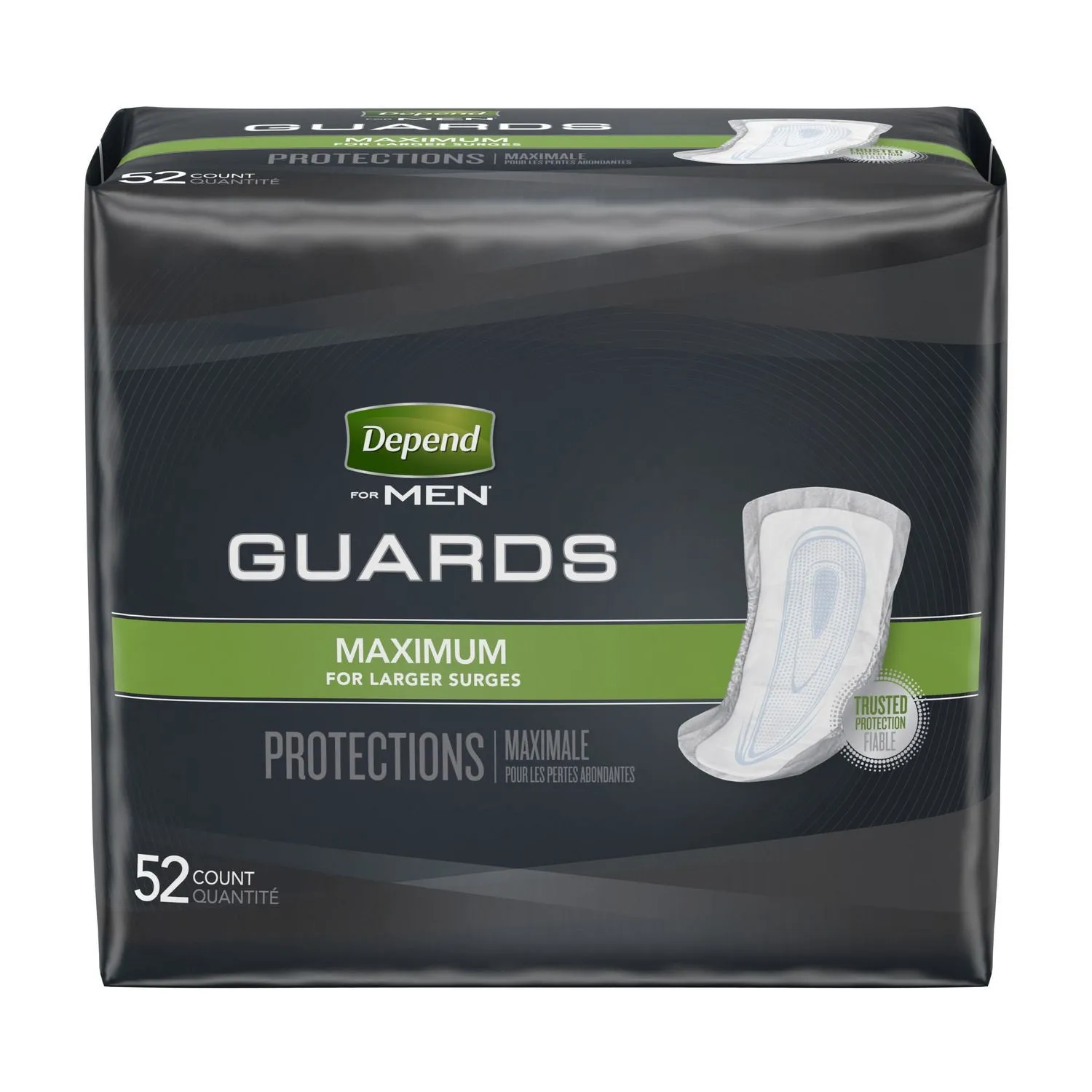 Depend for Men Guards Maximum 52 Count