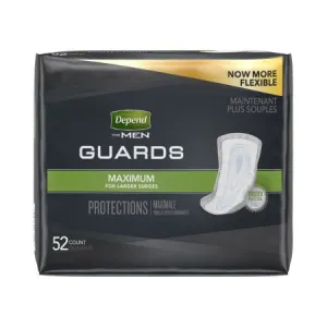 Depend Guards for Men Bladder Control Pad 12, 13792 - Case of 104