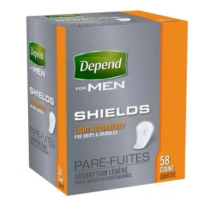 Depend Shields for Men, CS/174 (3/58s)