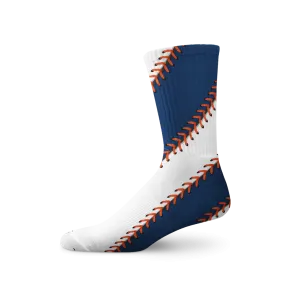 Detroit Ball Stitch Crew Socks