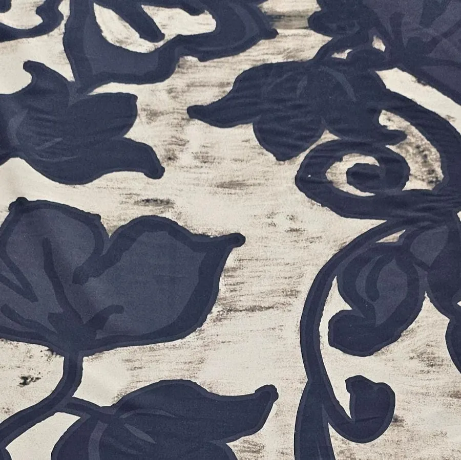 Digital Print Armani Satin Molted Flower 150 cm