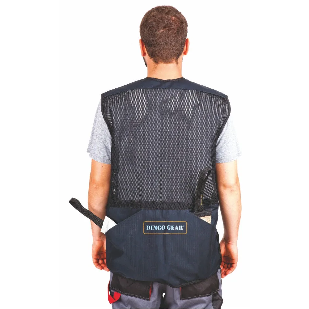 Dingo Gear Mesh Dog Trainers Vest, Black