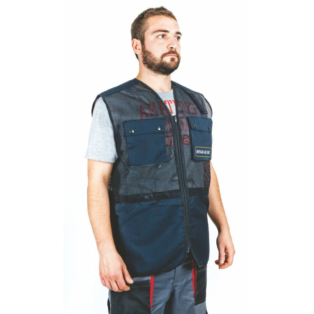 Dingo Gear Mesh Dog Trainers Vest, Black