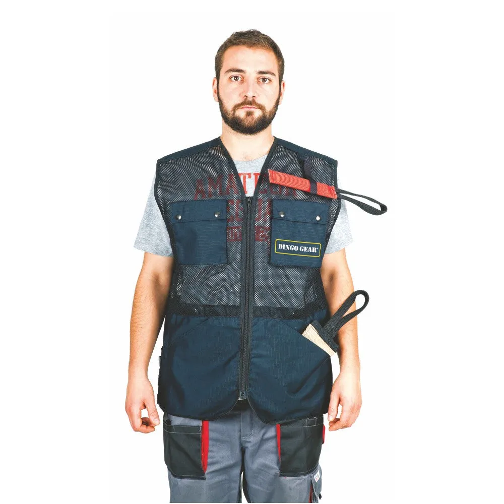 Dingo Gear Mesh Dog Trainers Vest, Black
