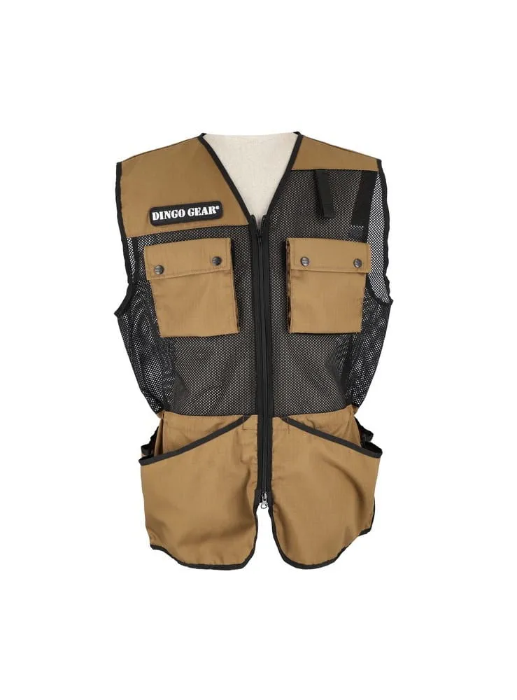 DINGO GEAR Mesh Training Vest PRO, Coyote Brown