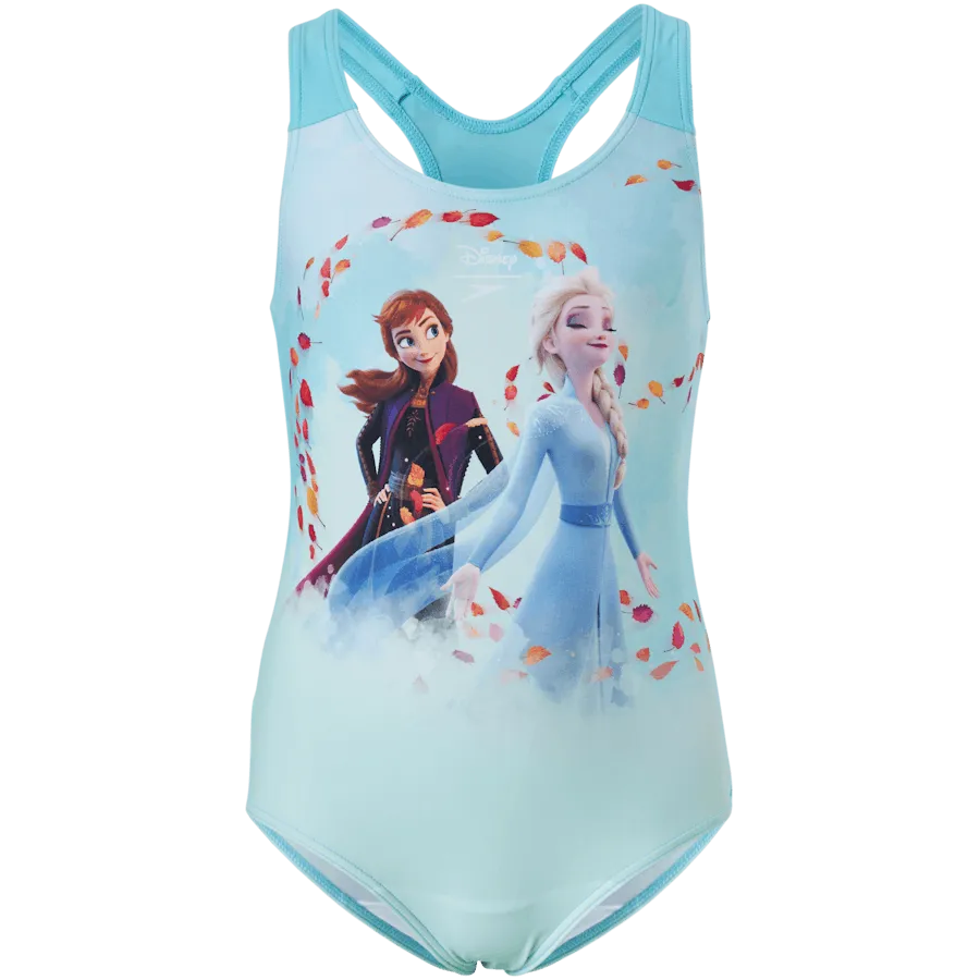 Disney Frozen 2 Digital Placement Swimsuit Blue