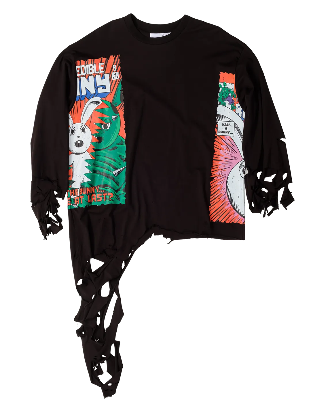 Distressed Comics Longsleeve T-shirt