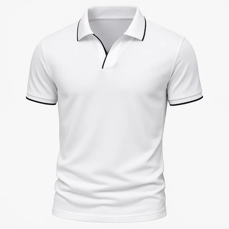 Domoir | V-Neck Everyday Polo Shirt