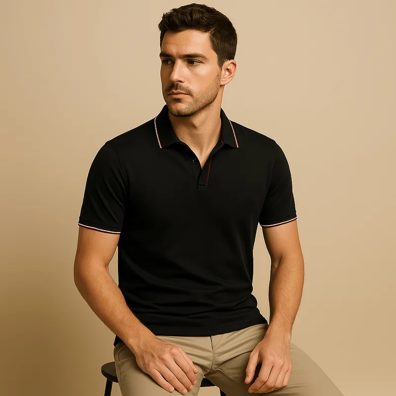 Domoir | V-Neck Everyday Polo Shirt