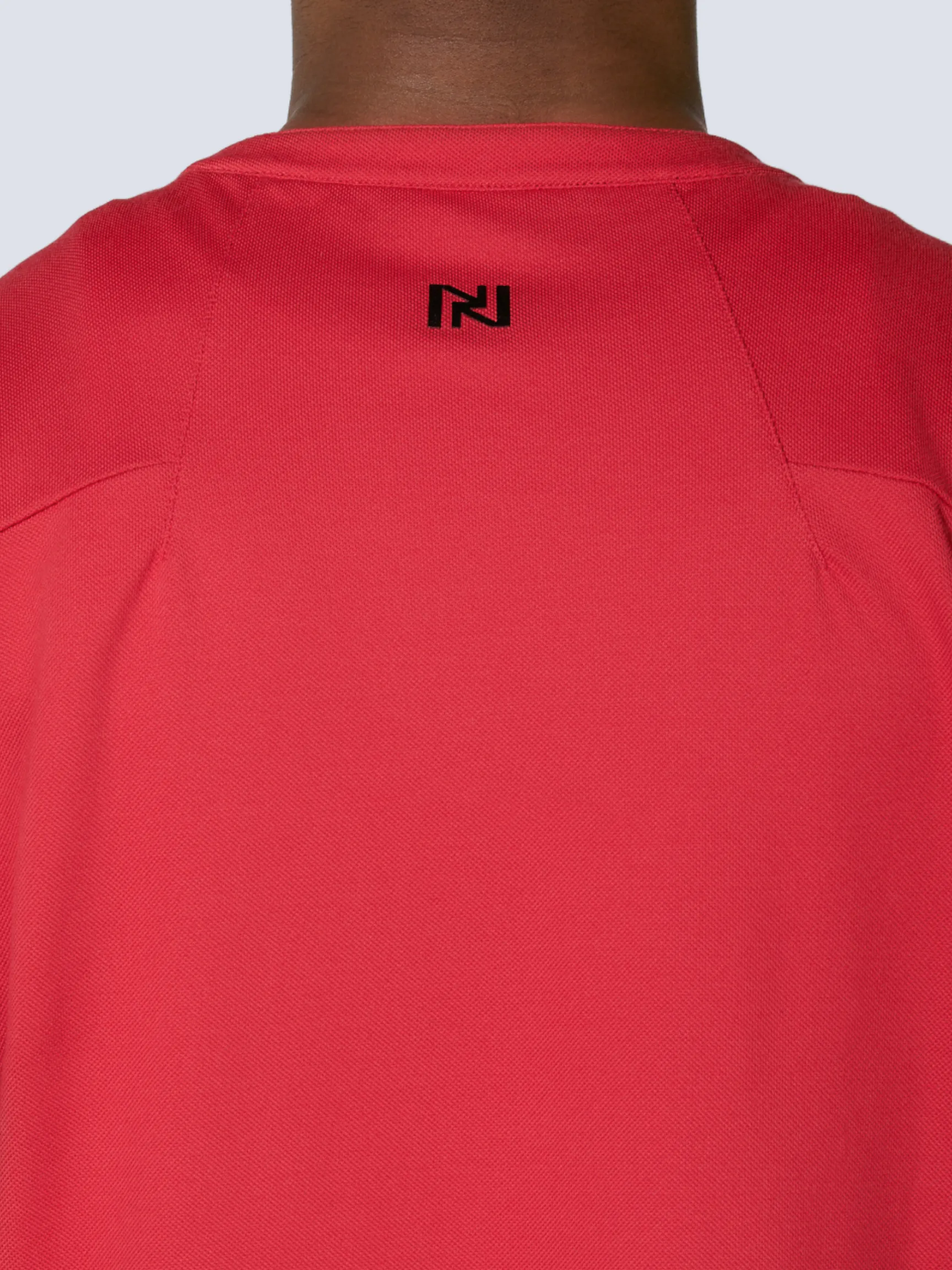 Double Sleeve Henley Shirt
