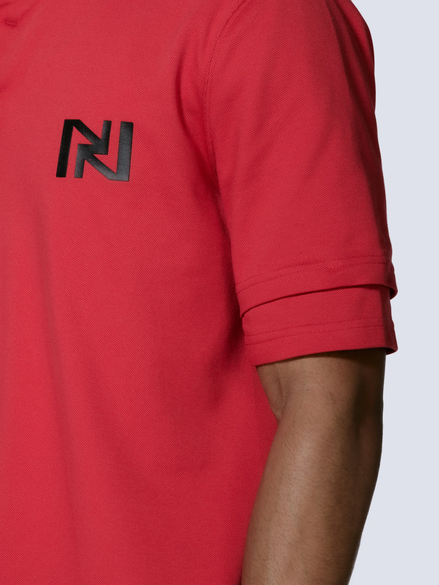 Double Sleeve Henley Shirt