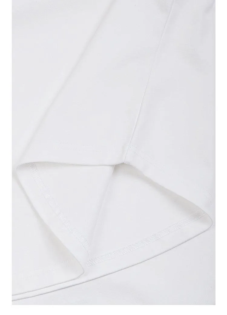 Drop Shoulder Round Neck T-shirt