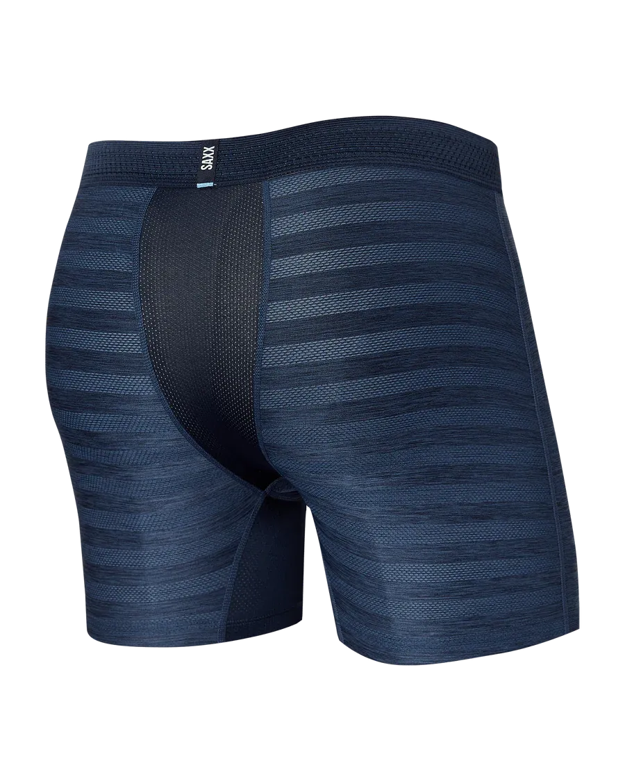 DropTemp Cooling Mesh Boxer Brief - Dark Denim Heather