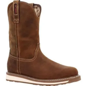 Durango Men's Maverick Wxp 11" Soft Toe Western Wedge Work Boot- Tan- DDB0450