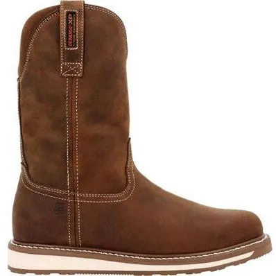 Durango Men's Maverick Wxp 11" Soft Toe Western Wedge Work Boot- Tan- DDB0450