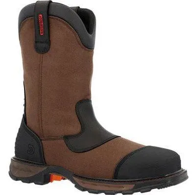 Durango Men's Maverick Xp 11" Comp Toe Waterproof Work Boot- Brown- DDB0480