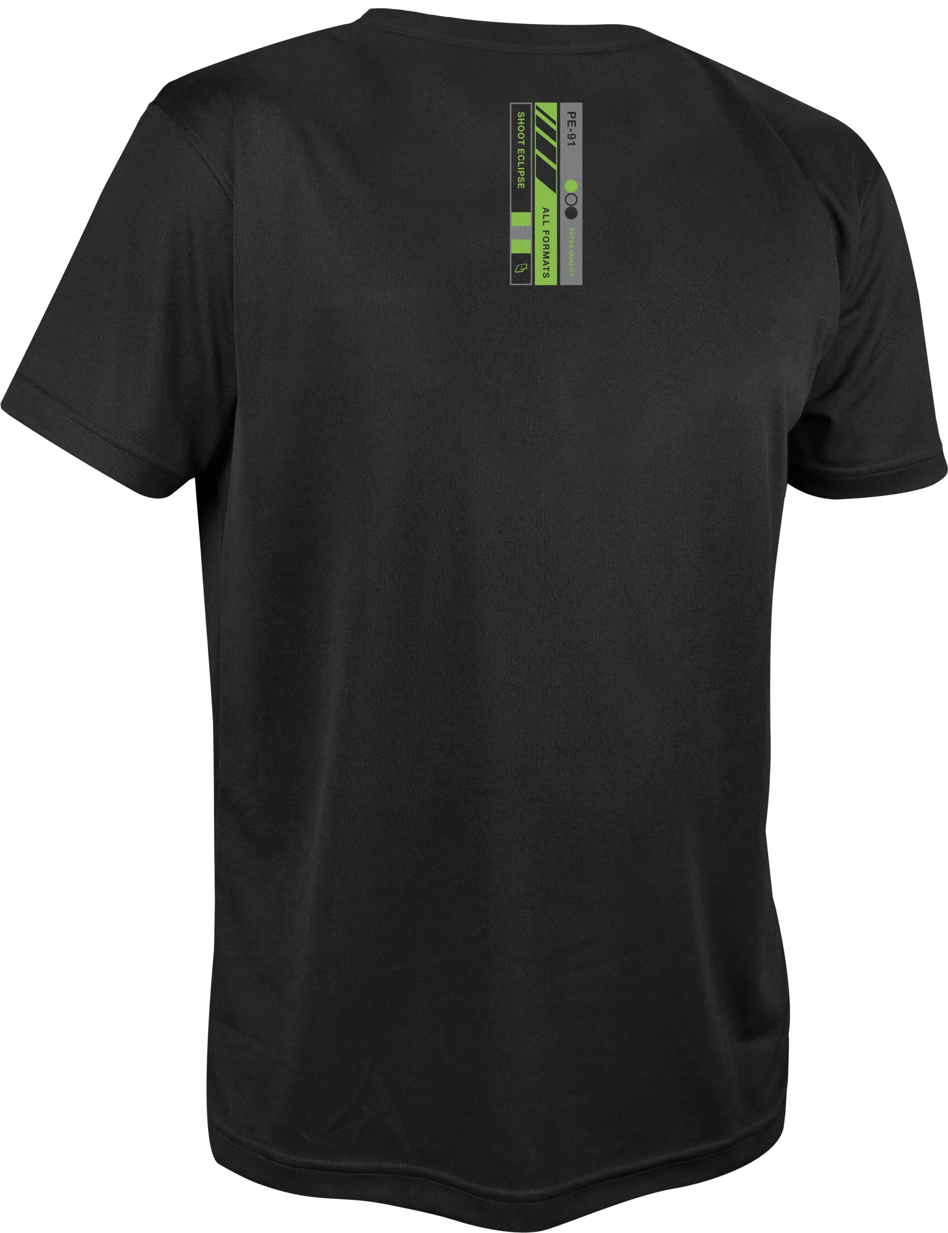 Eclipse Mens VHS T-Shirt Black/Green Print