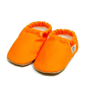 Ella Bonna Baby Moccasins, Slippers, Orange