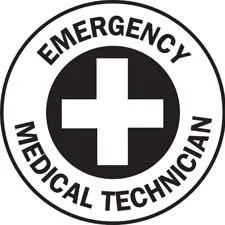 EMERGENCY MEDICAL TECHNICIAN Hard Hat Labels